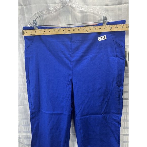 Rafaella Women Comfort Fit Pull On Dress Pants  Size 22W Color Blue - Picture 4 of 14